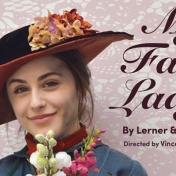 image from T&D poster featuring Eliza Doolittle. 