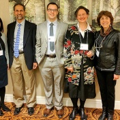 Tarun Singh and other recipients of NAGS awards during NAGS' annual meeting in New York City. 