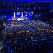 CAS commencement in Alumni Arena. 