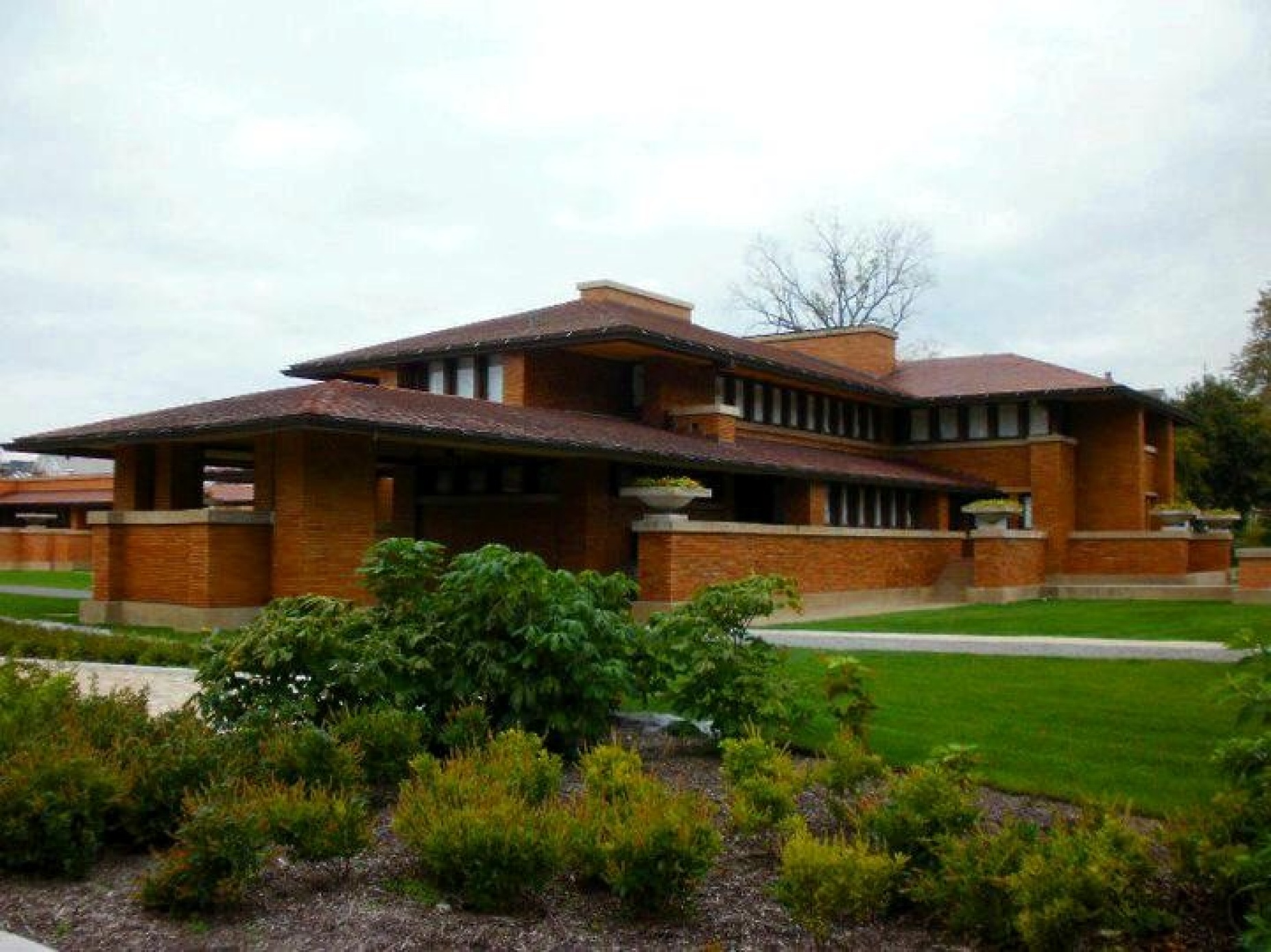 Photo of the Darwin Martin House in Buffalo. 