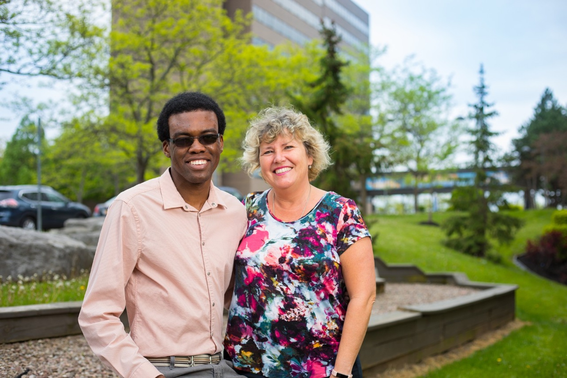 Garfield Walker (left) and Lani Jendrowski. 