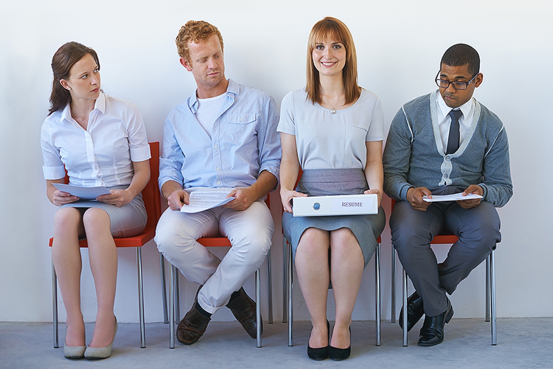 Several interviewees look a one person's large résumé with skepticism. 