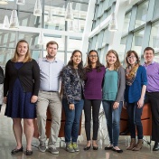 photo of the recipients of Fulbright student awards. 