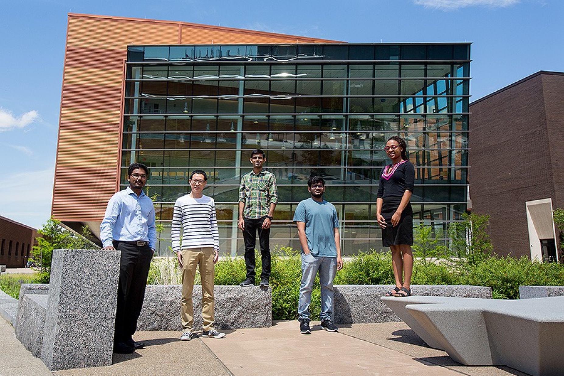 Engineering students who developed Pro Bono Analytics. 