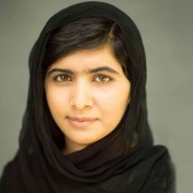 photo of Malala Yousafzai. 