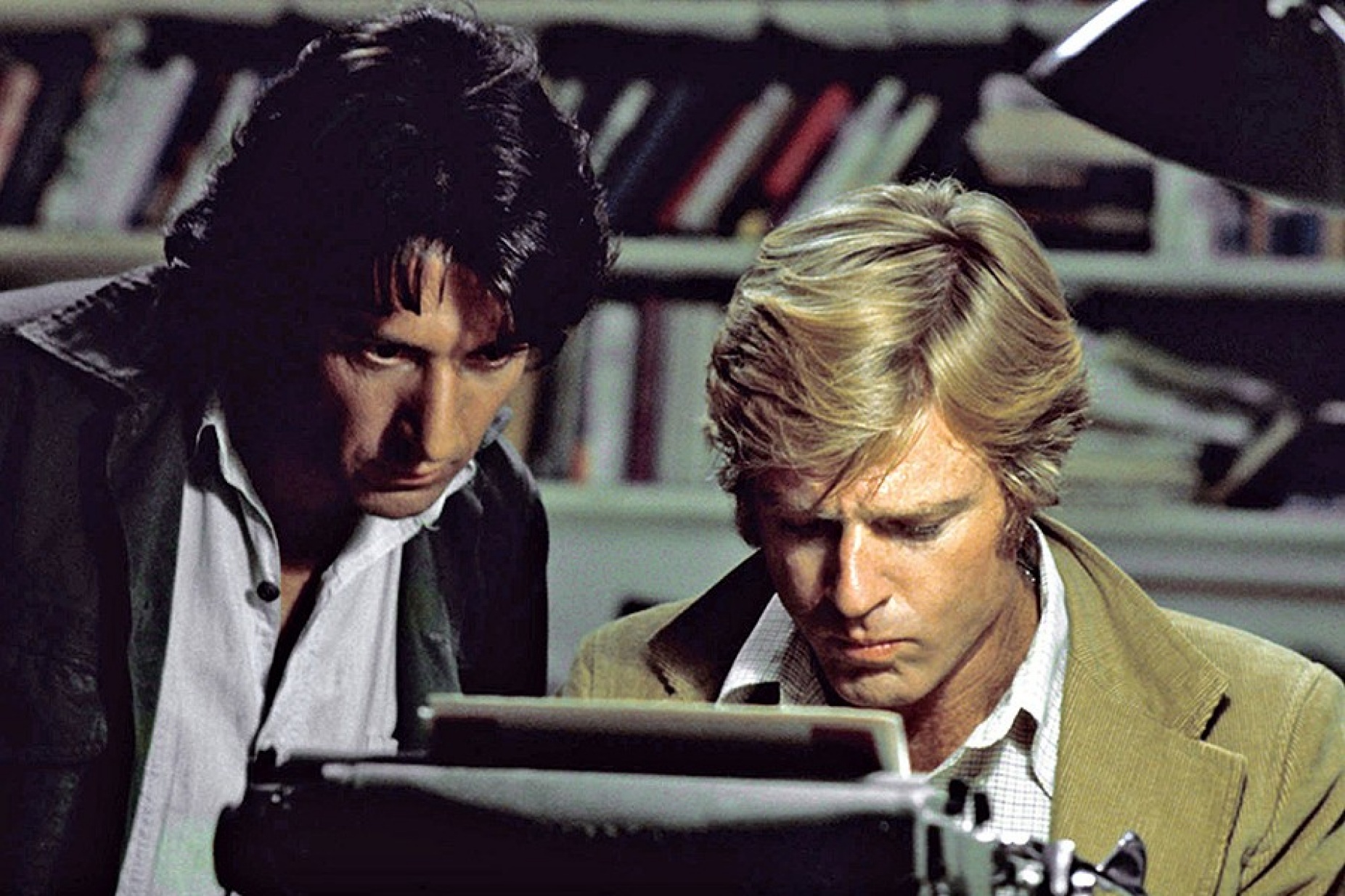 Film still from “All The President’s Men,” 1976, directed by Alan J. Pakula.