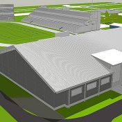 rendering of fieldhouse. 