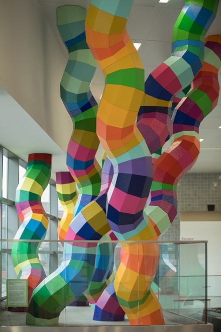 Shasti O’Leary-Soudant's public artwork, "Gut Flora". 