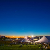 Homecoming carnival on the shores of Lake LaSalle. 