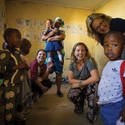 Students in a preschool. 