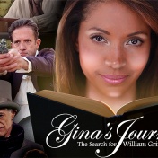 Poster for the documentary "Gina's Journey: the search for william grimes. 