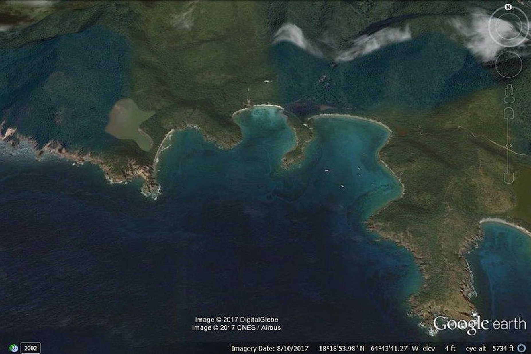South shore of St. Johns. 