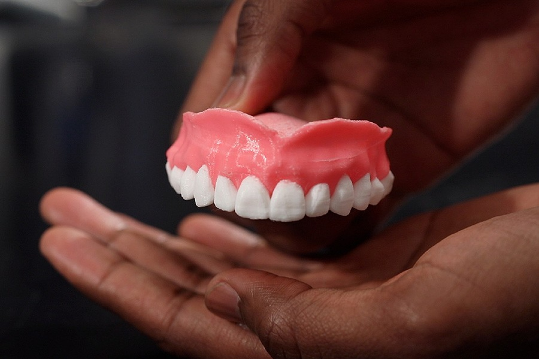 3-D printed dentures. 