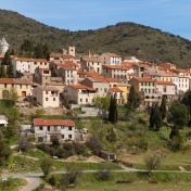 The Medieval village of Cucugnan in Occetania. 