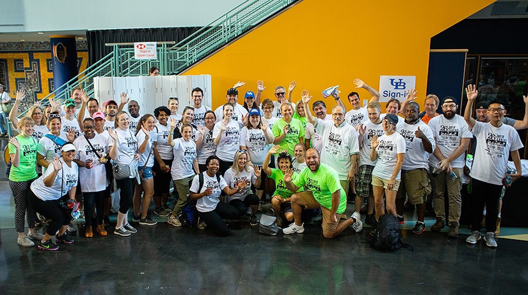UB faculty and staff give back to the community during the 2018 Day of Caring. 
