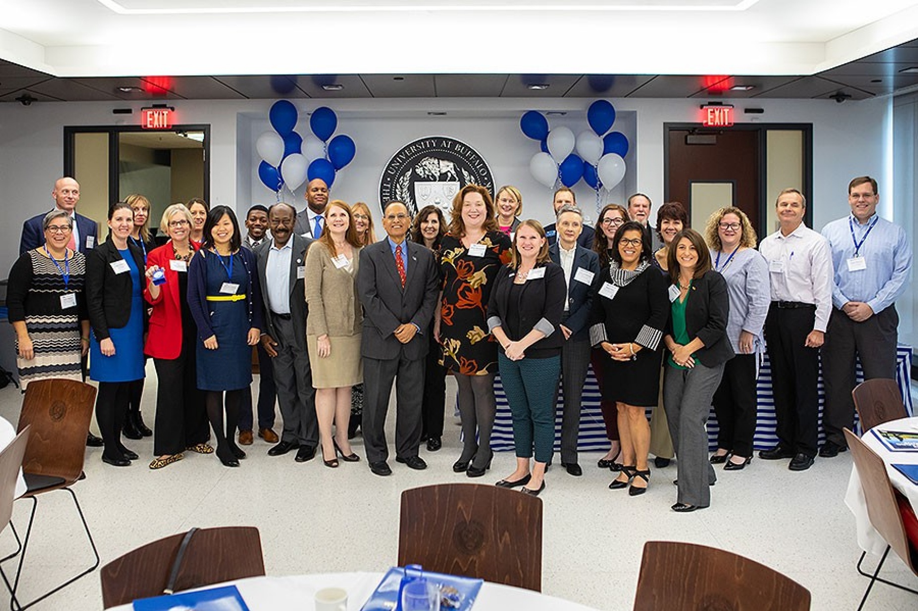group shot of the ambassadors for the Faculty Staff Campaign. 