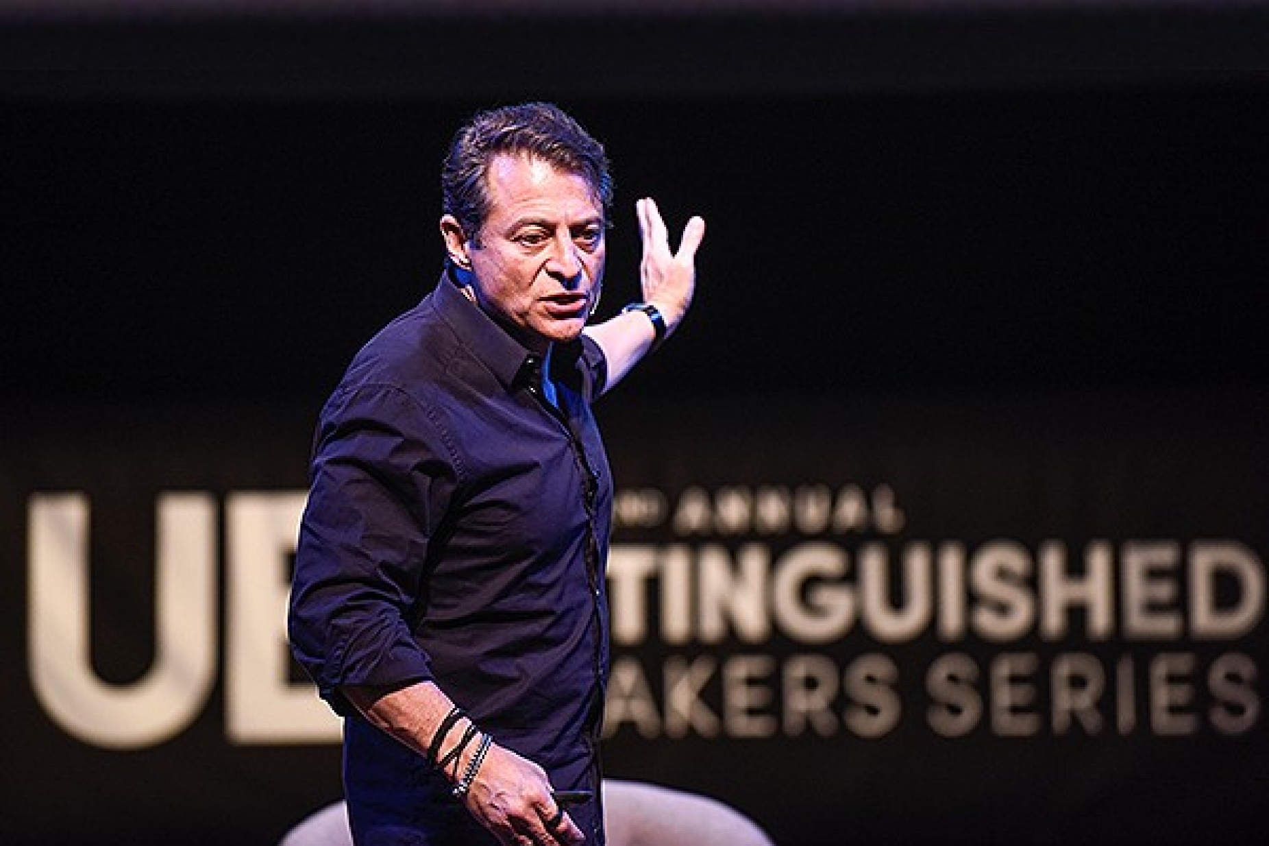 Peter Diamandis, during his Distinguished Speakers Series lecture.