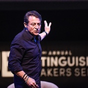 Peter Diamandis, during his Distinguished Speakers Series lecture. 