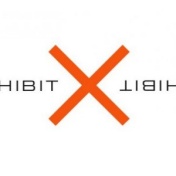 Logo for Exhibit X fiction series. 