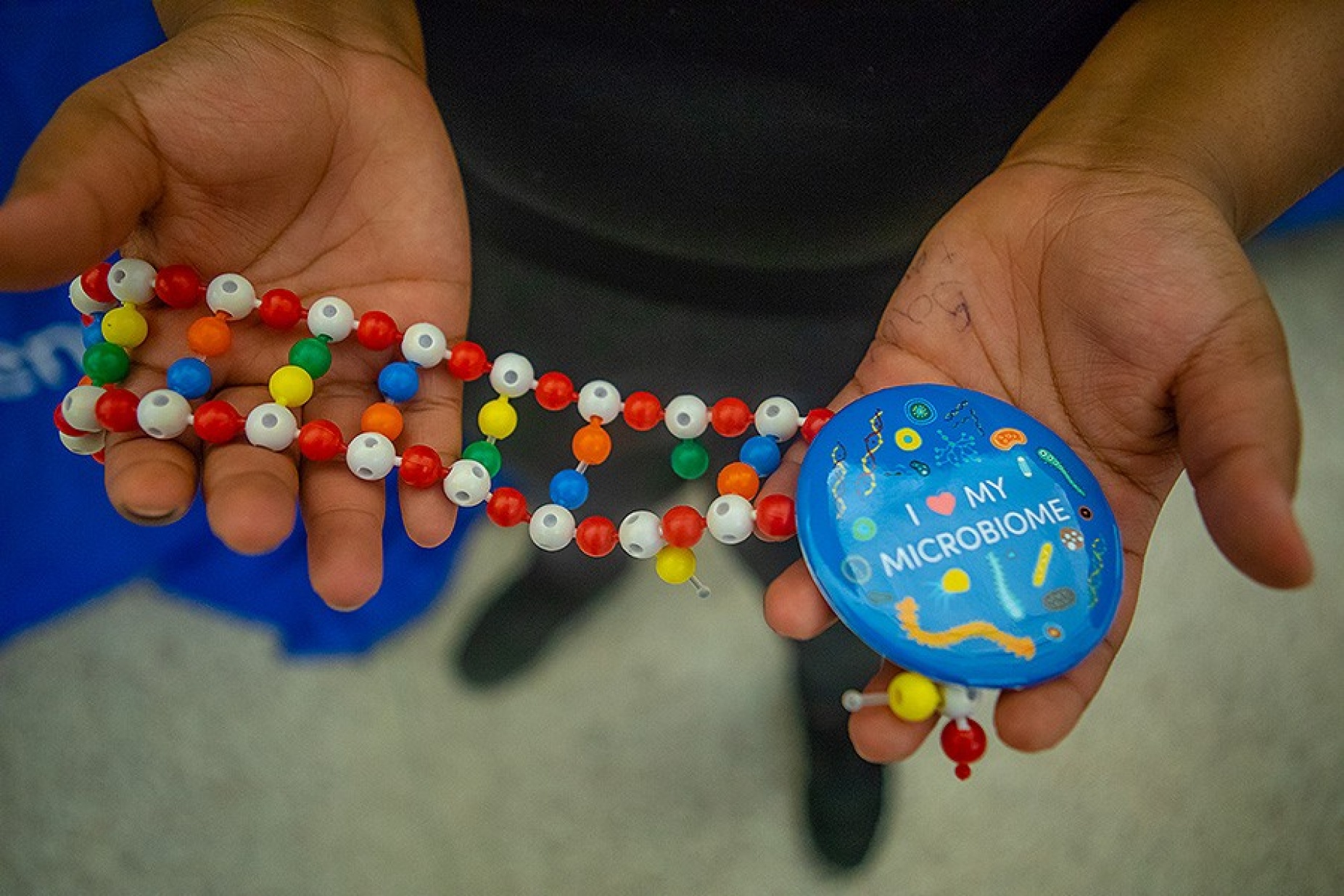 I heart my microbiome necklace. 