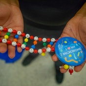 I heart the microbiome necklace. 