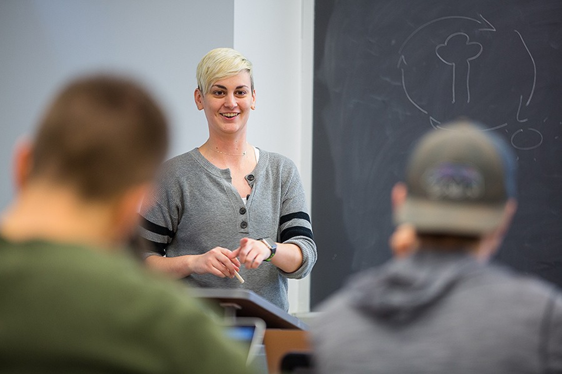 Steph Phillips teaching class. 