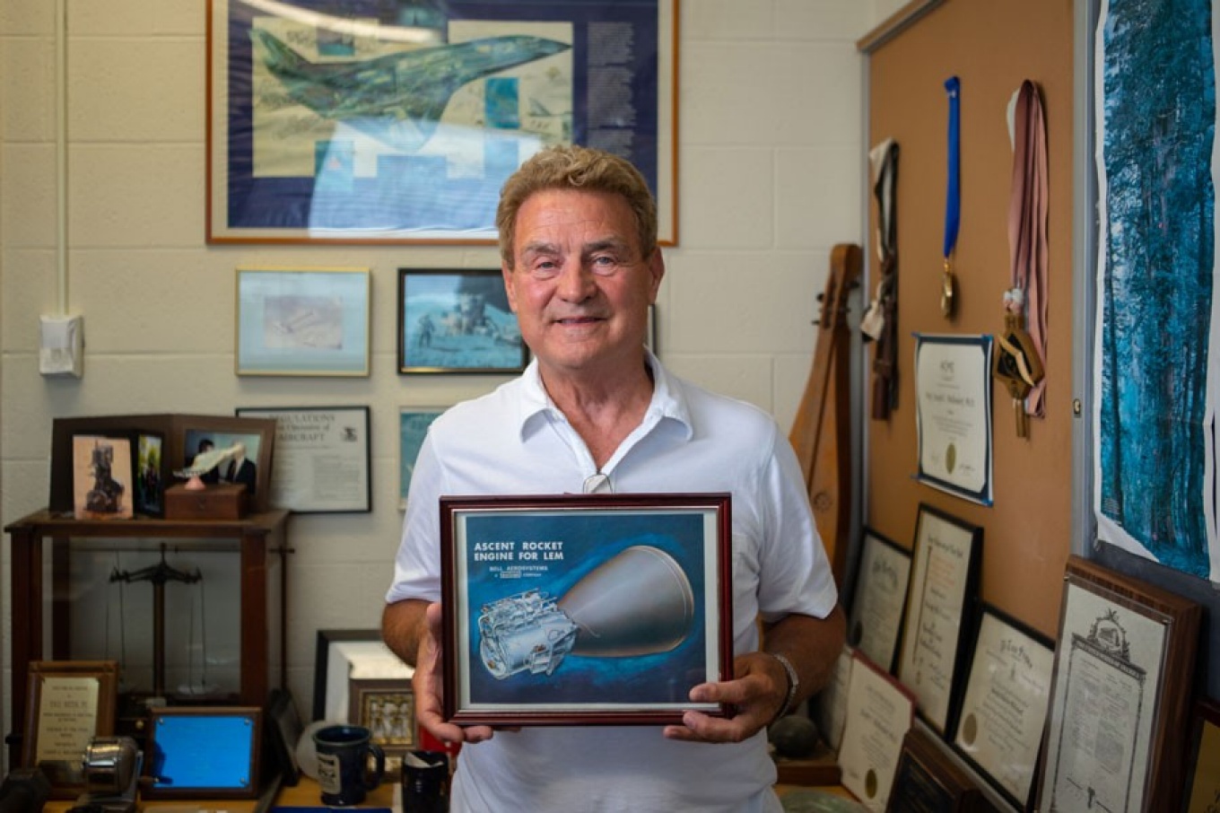 UB engineering professor Joseph Mollendorf in his Jarvis Hall office. 