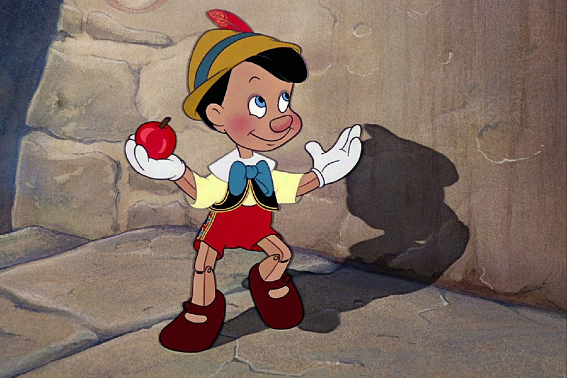 Trailer image from 1940 animated Disney classic, "Pinocchio.". 
