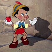 Trailer image from 1940 animated Disney classic, "Pinocchio.". 