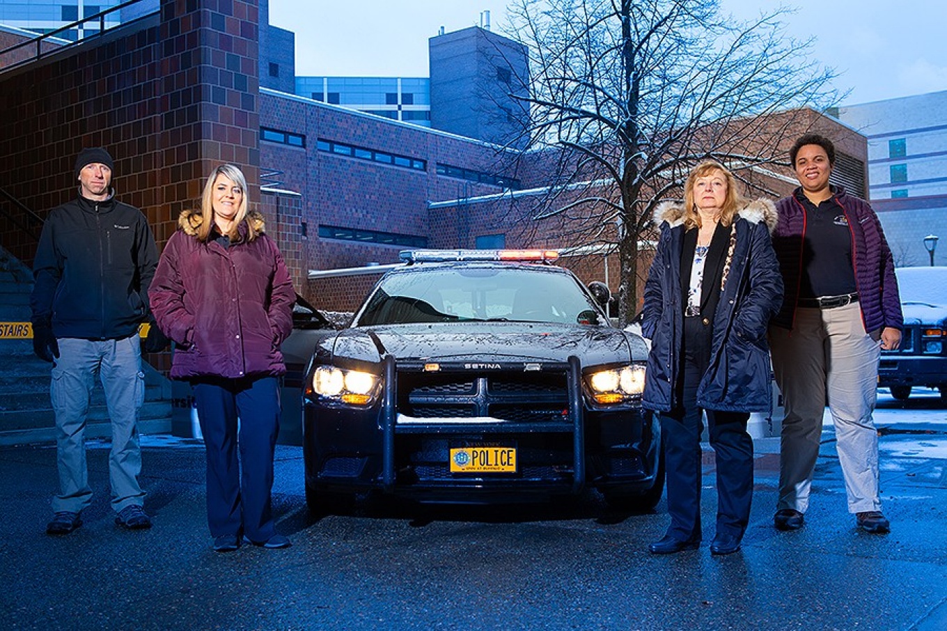 UPD members DJ Rehberg, Kristen Herr, Therese Banas and Alaina Reid.