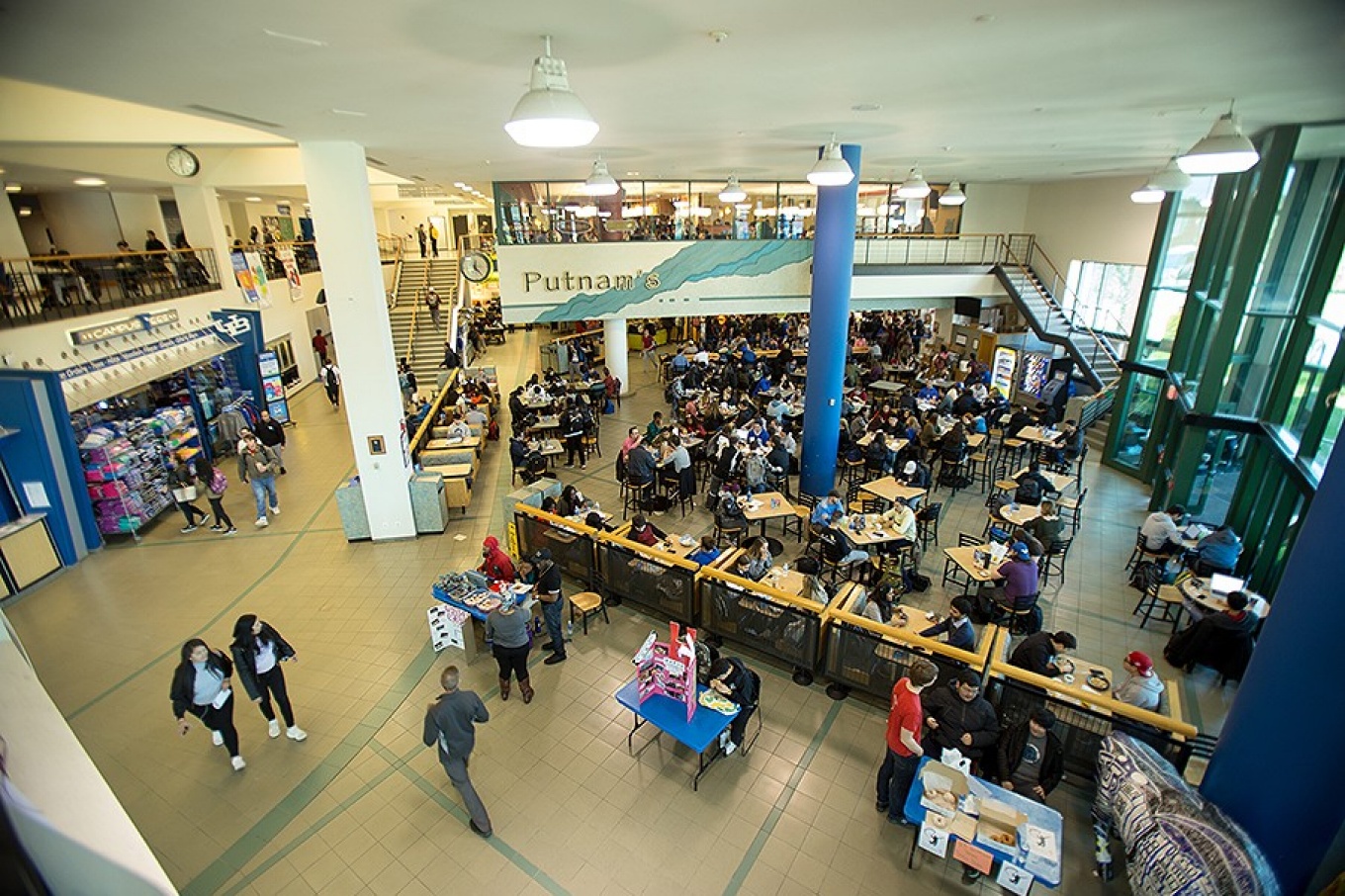 Putnam's Marketplace inside the Student Union. 