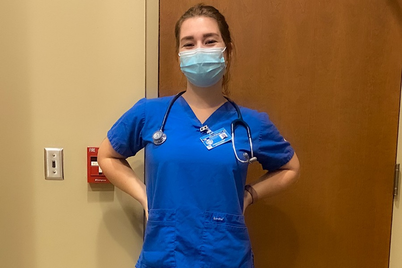 Gabrielle Hafner, nursing student. 