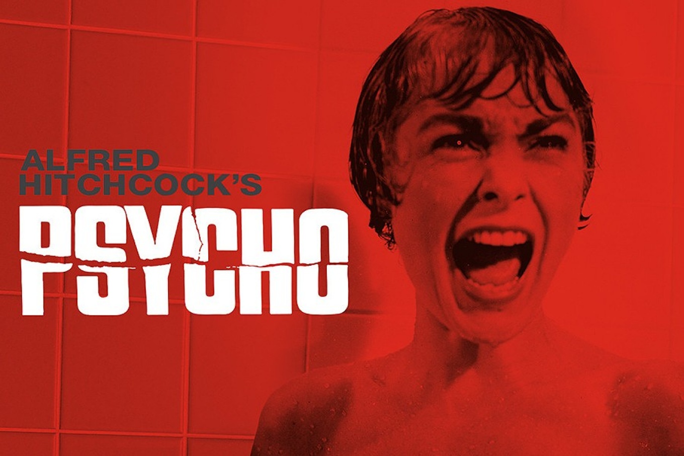 Promotional graphic for "Psycho," 1960. 