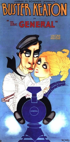 Movie poster for "The General," 1929. 