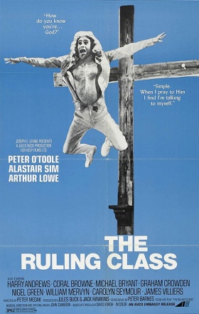 Movie poster for "The Ruling Class," 1972. 