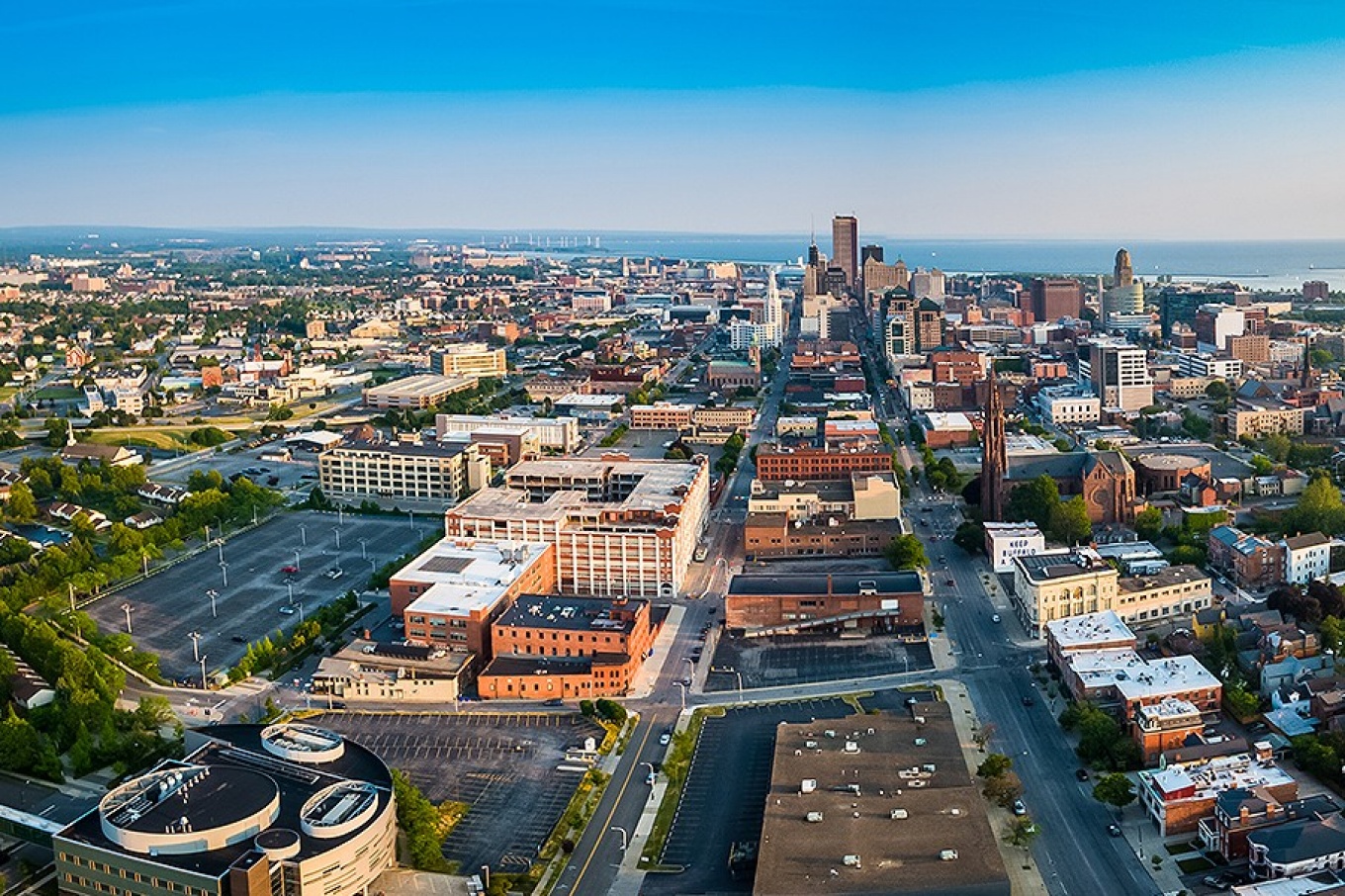 Zoom image: Like most cities across the U.S., Buffalo's zoning ordinances required new development to include a minimum amount of parking. But that's changing, thanks to the adoption of the city's new &quot;Green Code&quot; in 2017. 