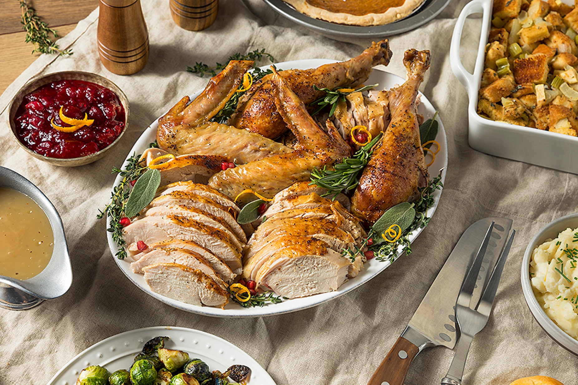 Thanksgiving dinner. 