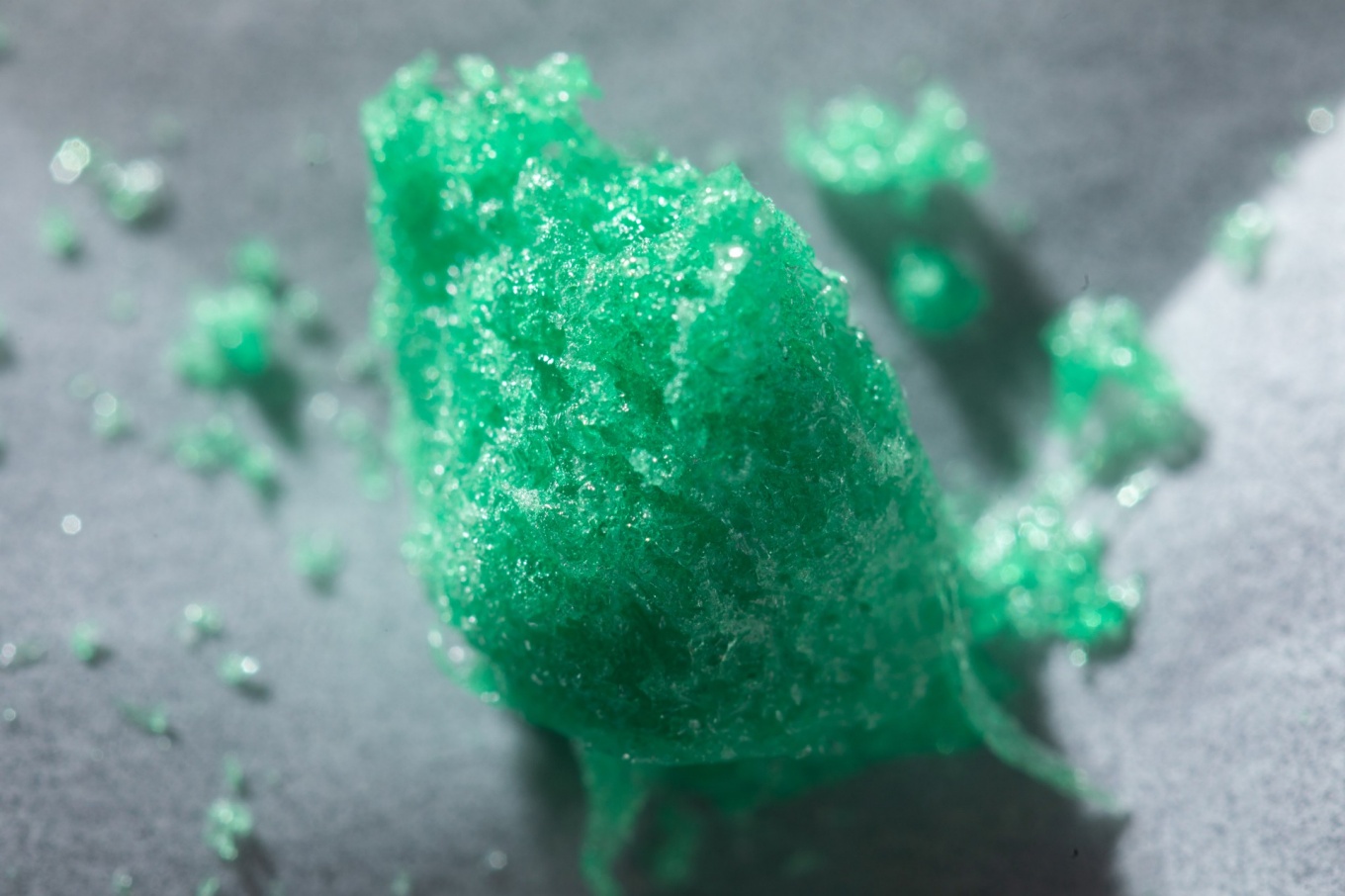 Zoom image: The freeze-dried ingredients of a liposome-based vaccine that could be developed for COVID-19. Photo: Douglas Levere 