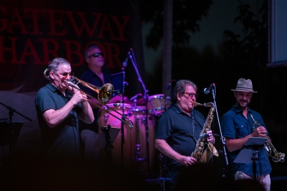 Zoom image: “We just have a great time together, making great music,” Mauck says. “That’s the best thing about it.” 
