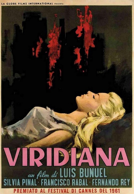 Movie poster for "Viridiana," 1961. 