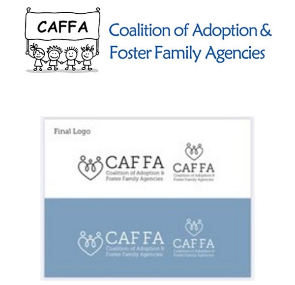 Winning submission, the original logo is at the top and the redesigned logo at the bottom. 