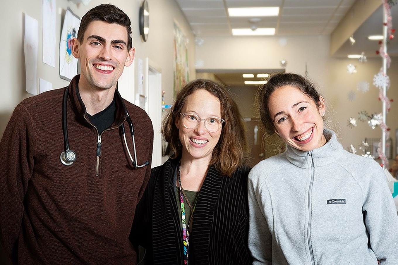 Drs. Anthony Burdo, Elizabeth Harding and Tatum Burdo. 