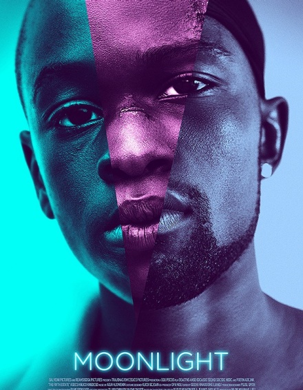 Promotional poster for the movie, "Moonlight.". 