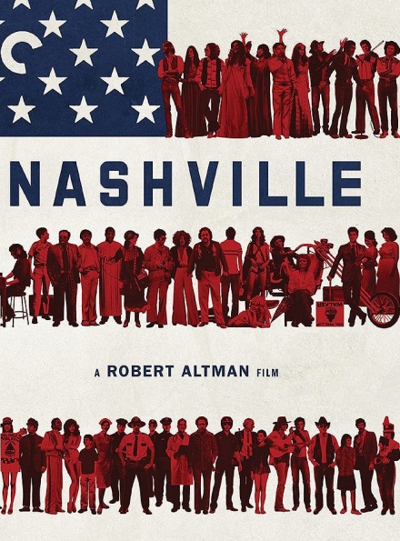 Promotional graphic for the movie, "Nashville.". 