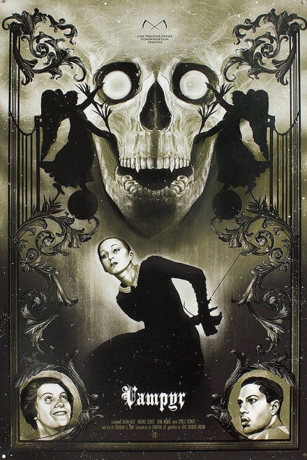 Promotional poster for the 1932 movie "Vampyr.". 