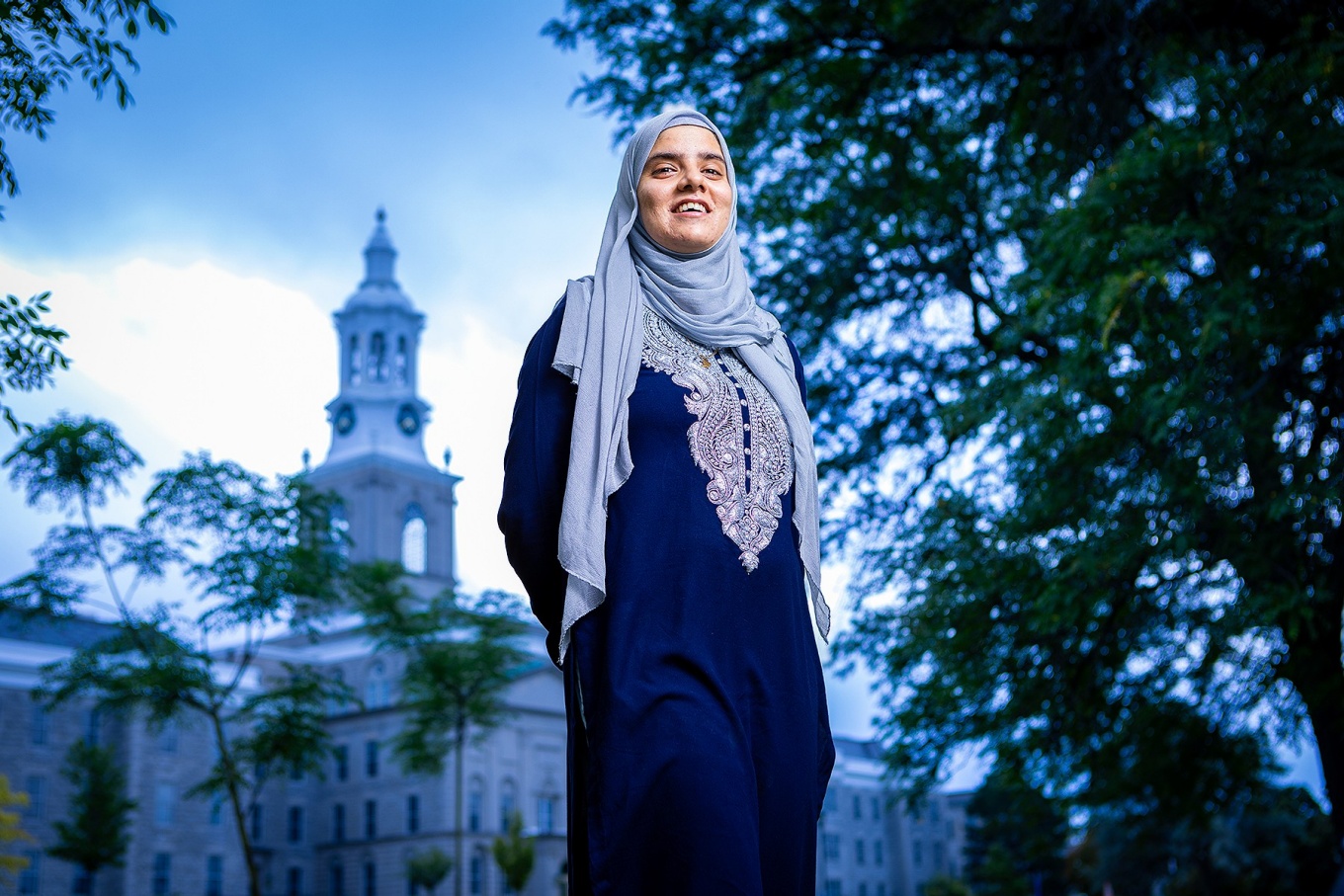 UB gradiuate student Insha Akram. 