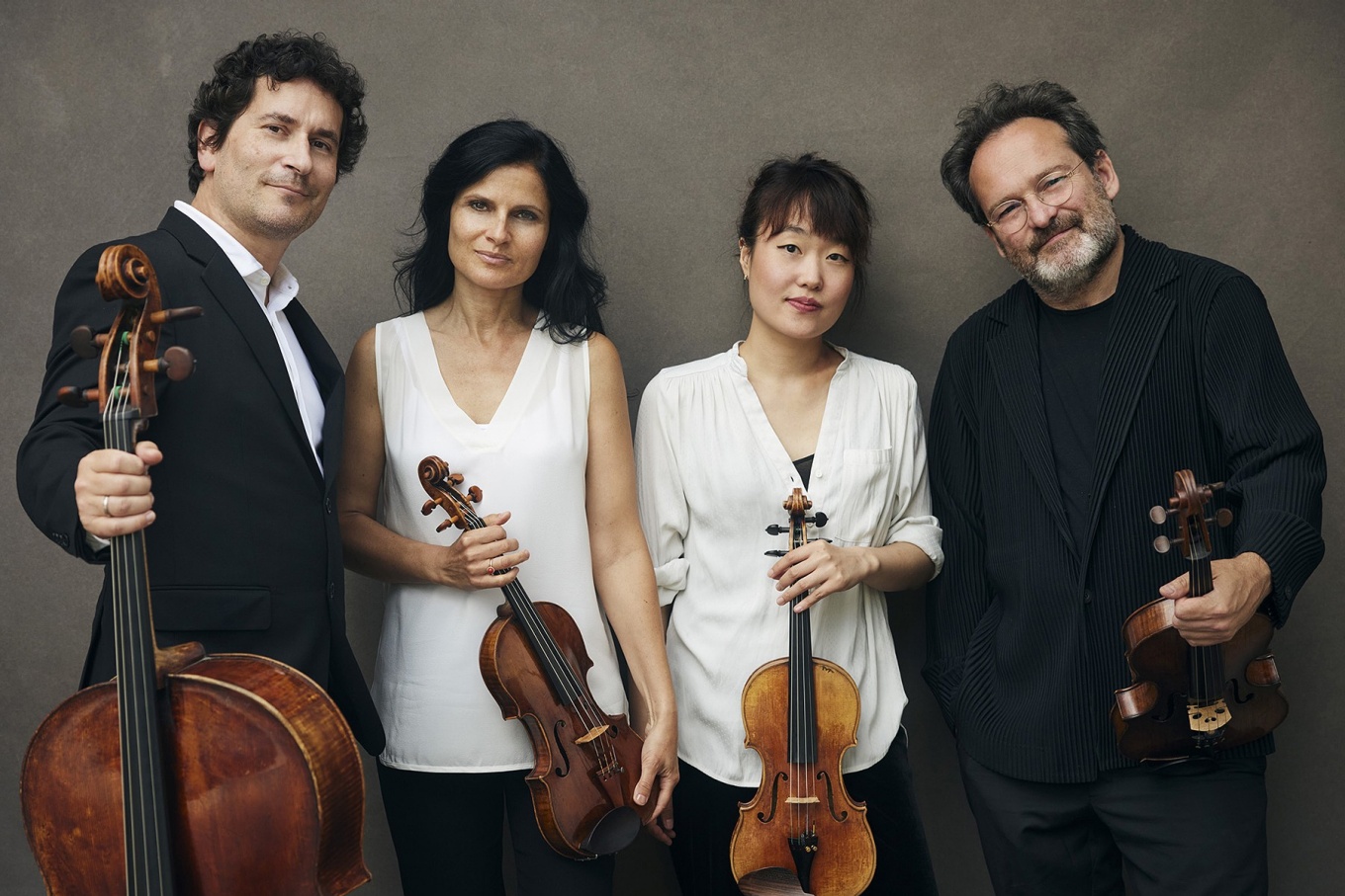 The Belcea Quartet, from left: Antoine Lederlin, cello; Corina Belcea, violin; Suyeon Kang, second violin; and Krzysztof Chorzelski, viola. 