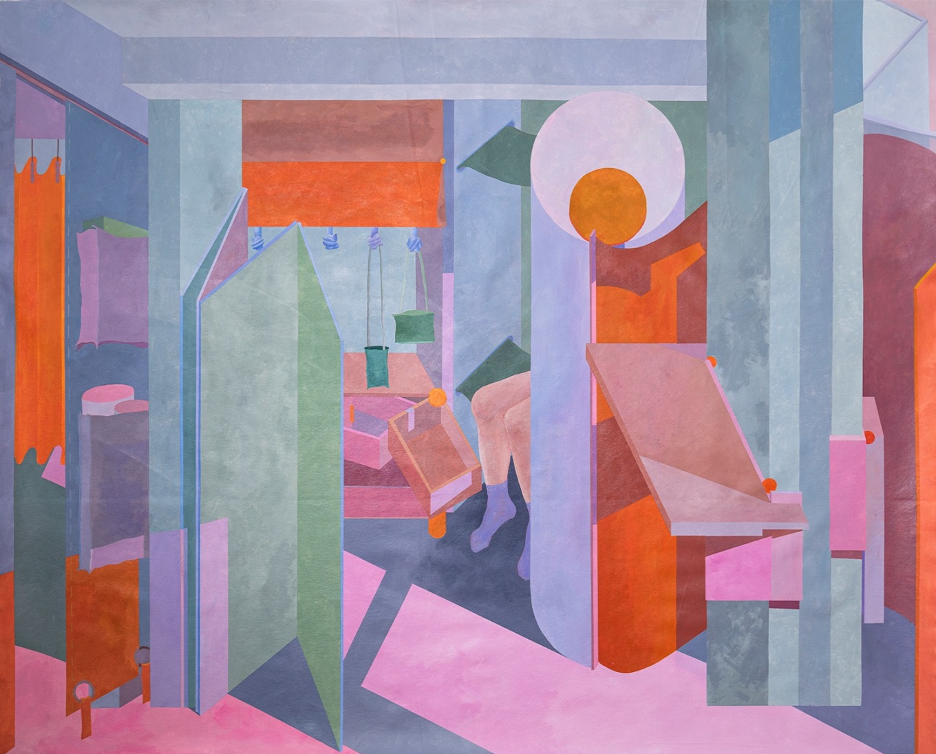 Zoom image: This piece by Brooklyn-based artist Tiantian Lou is among the architectural drawings that is up for auction as part of Drawing for Food. 
