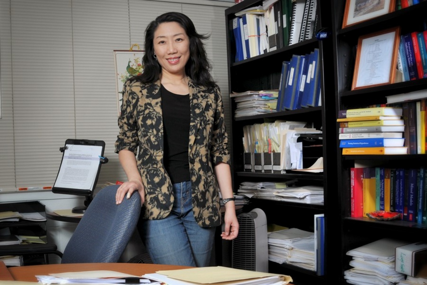 Lili Tian pictured in her office. 