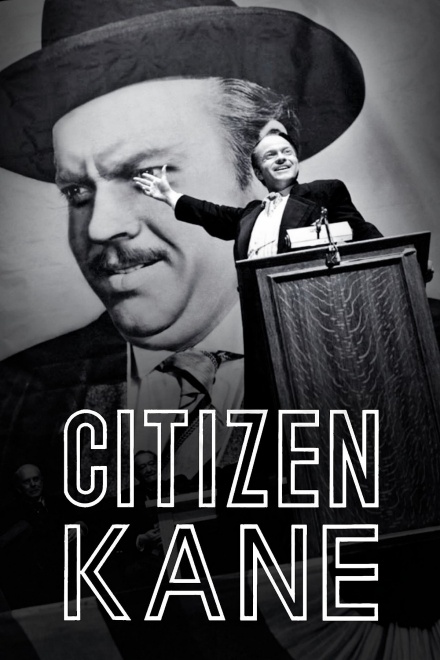 Promotional image for the 1941 movie "Citizen Kane.". 